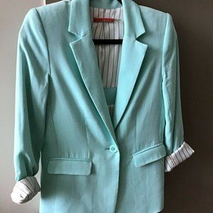 Alice Olivia Sky Blue Extra Small XS Blazer